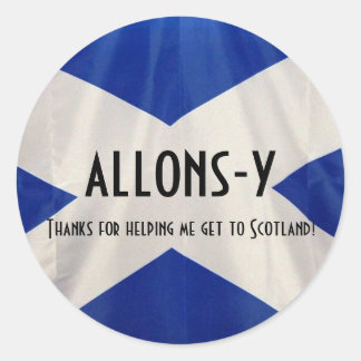 Send Me to Aberdeen Classic Round Sticker