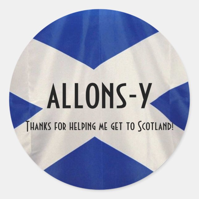 Send Me to Aberdeen Classic Round Sticker (Front)