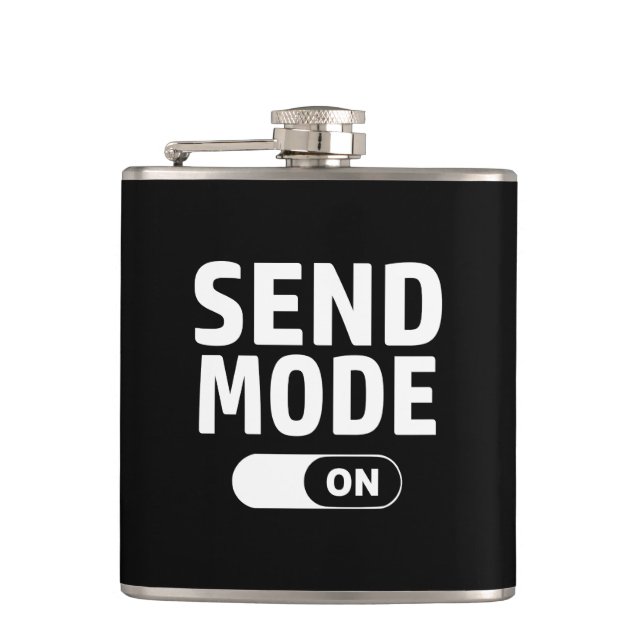 Send Mode On Hip Flask (Front)
