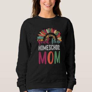 Send Nine Homeschool Mum Sunflower Mothers Day Hom Sweatshirt