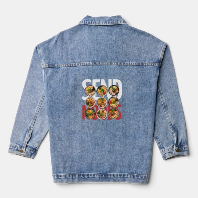 Send Noods  Denim Jacket (Back)
