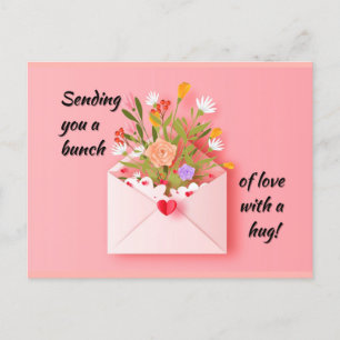 Send some love and a hug!  postcard