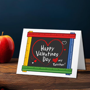 Send your Teacher Valentines' Day Greetings! Holiday Card