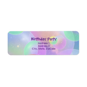 Sender Labels - Design Bubbles