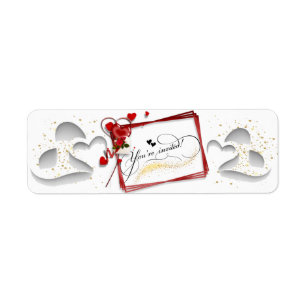 Sender Tag You Are Invited With Hearts