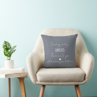 Sending a Big Hug Editable Love Message Dusty Blue