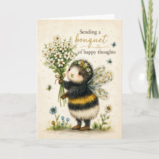 Sending A Bouquet Of Happy Thoughts Card