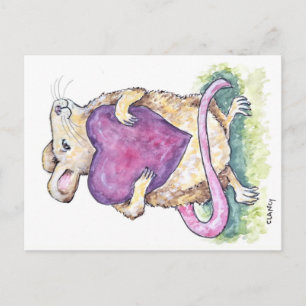 Sending a Hug Postcard