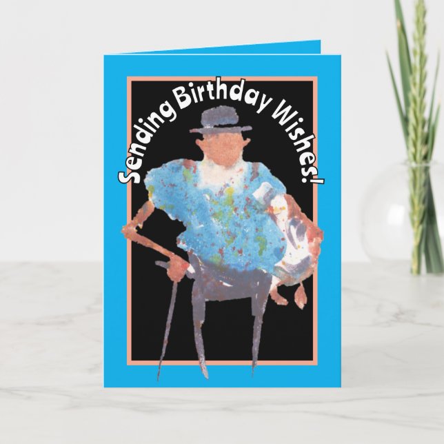 Sending Birthday Wishes, Simply Ducky Birthday Card (Front)