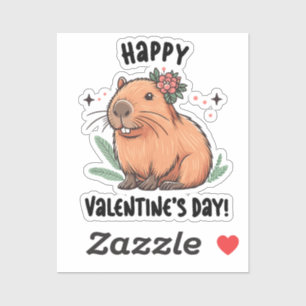 Sending Capybara Love on Valentine's Day