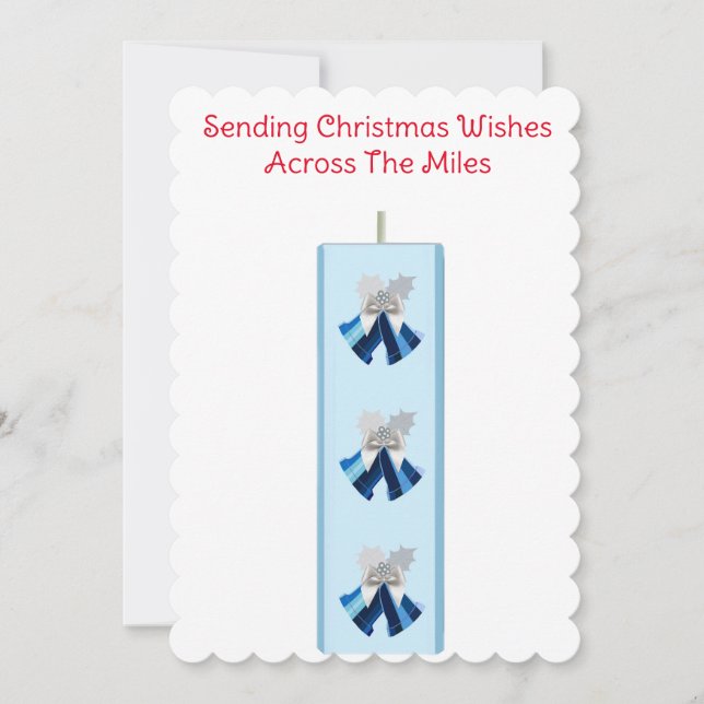 Sending Christmas Wishes Card (Front)