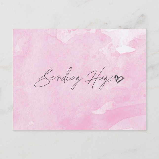 Sending Hugs Postcard (Front)