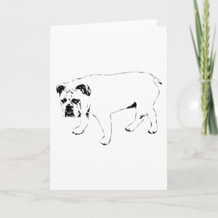 Sending Kindness, Dog Art Card
