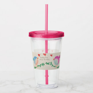 Sending Love Across the Miles Acrylic Tumbler