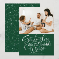 Sending Love from Our Bubble to Yours Green Photo