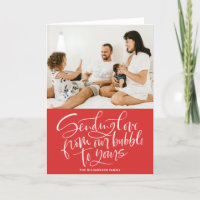 Sending Love from Our Bubble to Yours Red Photo