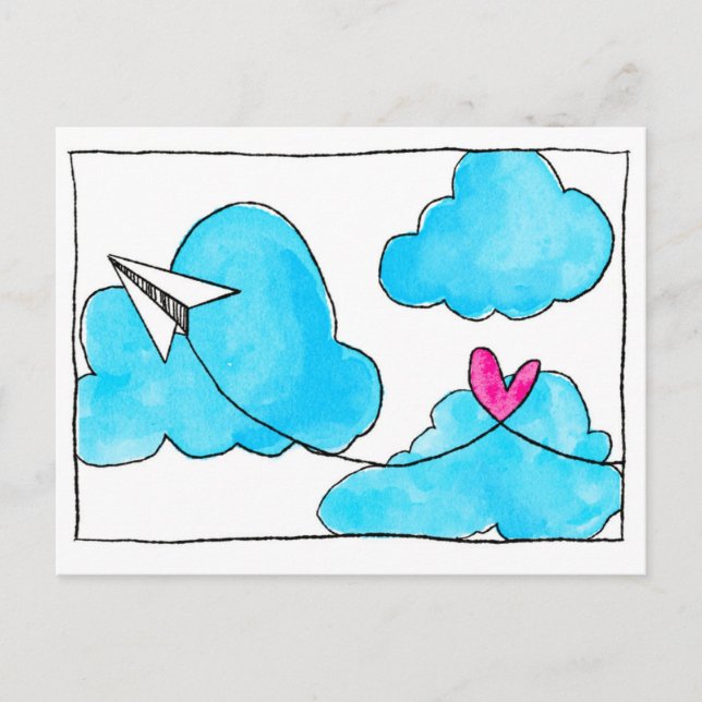 Sending Love Postcard (Front)