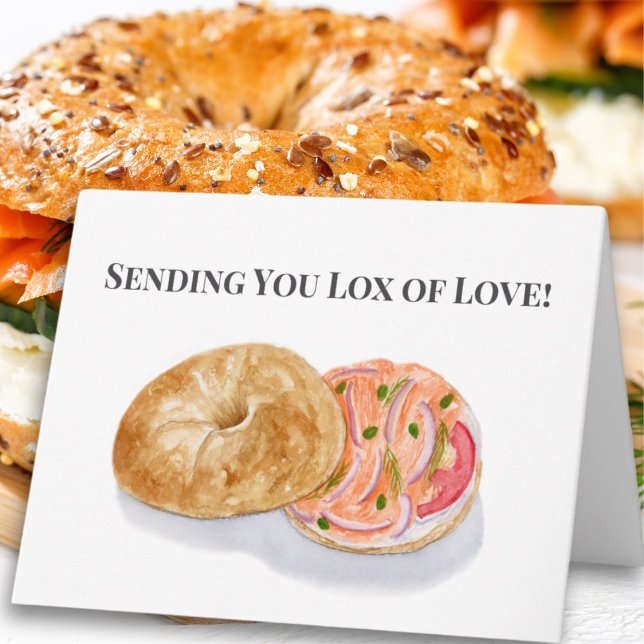 Sending Lox of Love Bagels Smoke Salmon  Card (Creator Uploaded)