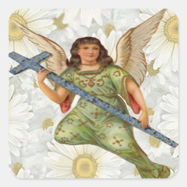 Sending Message Angel Stickers (Front)