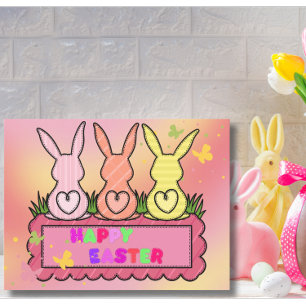 Sending Sweet Peeps Holiday Postcard