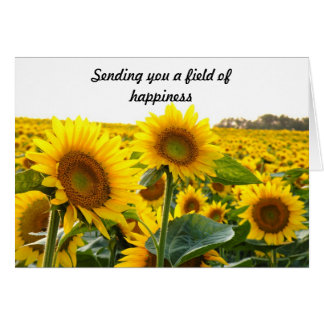 Sending you a field of happiness