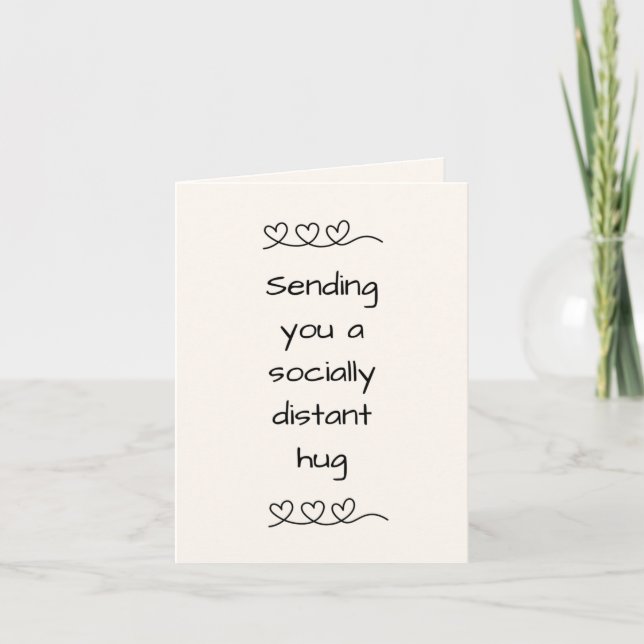 Sending You a Hug Card (Front)