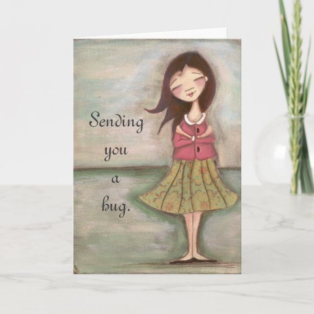 Sending You a Hug - Greeting Card (Front)