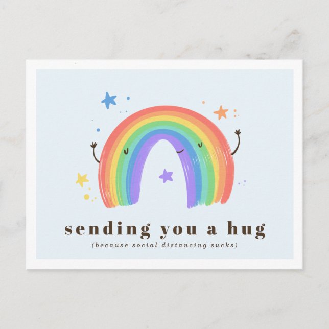 Sending You a Hug | Rainbow Magic Postcard (Front)