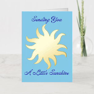 Sending You A Little Sunshine Card