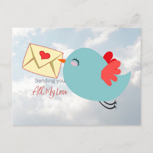 Sending You All My Love Postcard