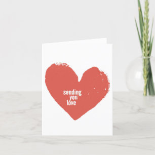 Sending You Love Note Card