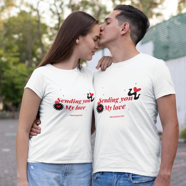 Sending you my love _ Happy Valentine’s Day T-Shirt (Creator Uploaded)