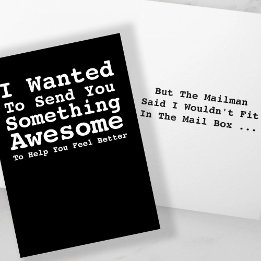 Sending You Something Awesome Get Well Soon Card