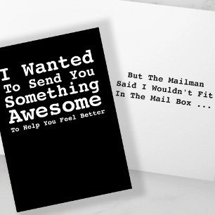 Sending You Something Awesome Get Well Soon Card
