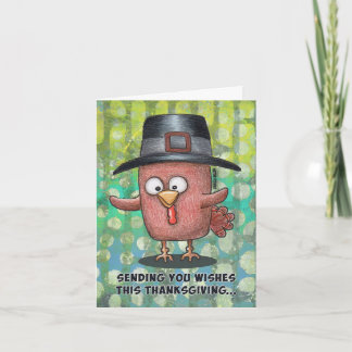 Sending you Thanksgiving Wishes... Eat Beef Holiday Card