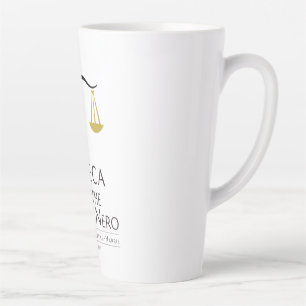 Seneca and the Soul of Nero Latte Mug