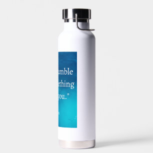 Seneca: Focus Forward, Don't Stumble on Past Water Bottle