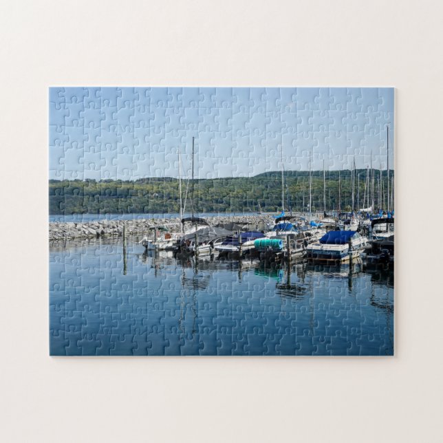 Seneca Lake in New York Jigsaw Puzzle (Horizontal)