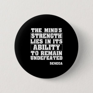 Seneca Motivational Quote Stoic Philosophy Stoicis 6 Cm Round Badge