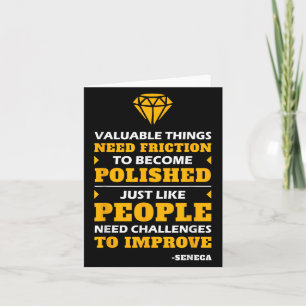Seneca Motivational Stoicism Quote Stoic Philosoph Card