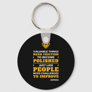 Seneca Motivational Stoicism Quote Stoic Philosoph Key Ring