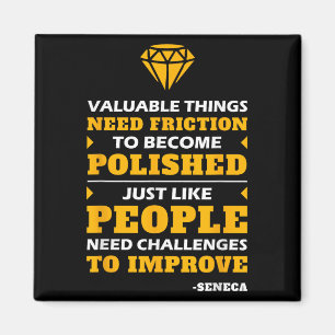 Seneca Motivational Stoicism Quote Stoic Philosoph Magnet