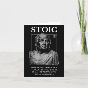 Seneca “opportunity For A Kindness” Stoicism Quote Card