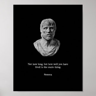 Seneca Poster - Stoic Philosophy 