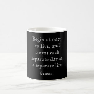 Seneca quote - coffee mug