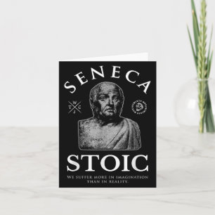 Seneca Quote “in Imagination” Stoicism Card