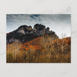 Seneca Rocks in Fall, West Virginia Postcard