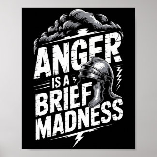 Seneca Stoic Philosoper Quote Motivational Stoicis Poster