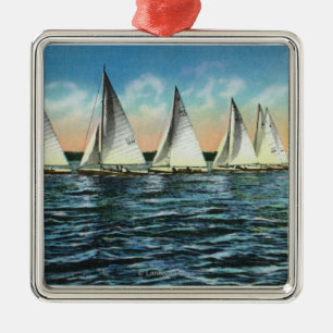 Seneca Yacht Club Metal Ornament