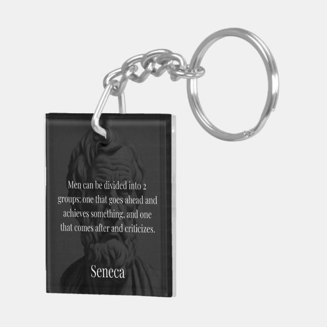 Seneca's Division: The Doers and the Critics Key Ring (Back Right)